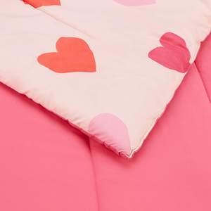 ستوكات شديدة الليونة الوردي القلب الاطفال في سن المراهقة الكرتون لحاف الفراش مجموعات صديقة للبيئة المعزي مجموعة ورقة مجموعة - Product Image 4