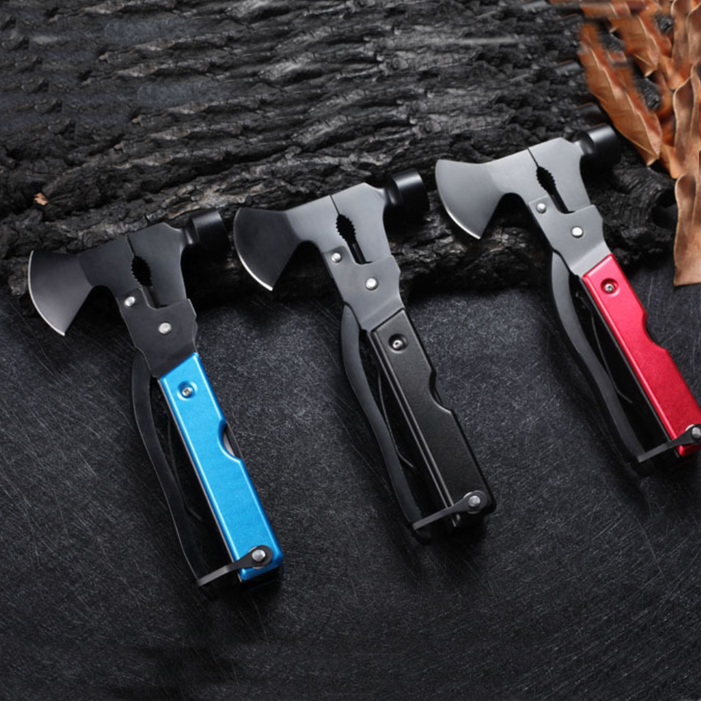 Functional Pocket Multi-function Pliers Steel Multi Emergency Hammer Battle Axe