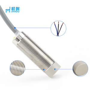 Độ chính xác cao cảm ứng jimou M18 tuôn ra NPN PNP không có 24V hình trụ cảm ứng gần cảm biến - Product Image 2