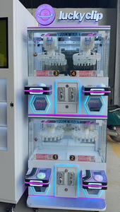 Machine à pinces à prix pour 4 joueurs, 2 niveaux, à monnayeur, pour centres commerciaux et salles d'arcade, en métal, garantie 1 an - Product Image 6