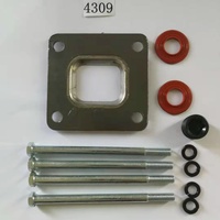 Proveedor de Escapes de Unión Seca OEM de Fábrica V6 V8, Escapes de Hierro Fundido XME 4309 Mercruiser de 4 Pulgadas, Compatible con 864309T02