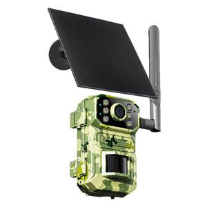 กล้องติดตามสัตว์ 4G พลังงานแสงอาทิตย์ 1080P ตรวจจับความเคลื่อนไหว PIR อินฟราเรดมองเห็นในเวลากลางคืน 20M IP65 กันน้ำ กล้องเฝ้าระวังการล่าสัตว์ - Product Image 1