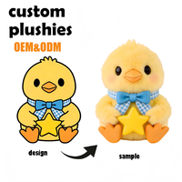 Boneka Burung Plush Super Lembut Kustom Grosir dari Katun Organik dengan Branding Perusahaan dan Fungsi Pereda Stres