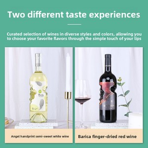 Vin rouge sec 750 ml, vin <span class=keywords><strong>blanc</strong></span> sec avec bouteille créative personnalisée en forme de doigt, 12,5 % vol, vente en gros directe d'usine B2B - Product Image 6