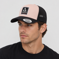 Casquette de baseball trucker personnalisée avec logo brodé, profil haut/moyen, ajustable, pour le cyclisme et la mode – Vente en gros
