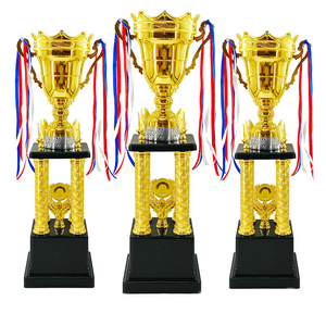 Fabricants de trophée en métal, Base noire, personnalisé, gymnastique, football, grande taille, médaille, Golden Sports Champions League, trophée Cup - Product Image 1