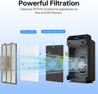 Filtre de remplacement AP-1512HHS pour purificateur d'air Coway Airmega AP-1512HHS, filtre HEPA H13 à charbon actif