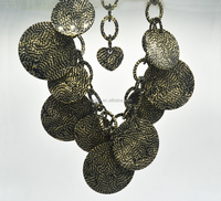 Haute qualité GRS CC YS-3099 collier lien gros cercle plaque résine plastique classique acétate de Cellulose acrylique pour les mariages