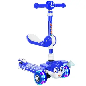 Cheap Foot 3 In 1 Toys Vehicle Balanced Slide Car Children Kid Supplier Tricycle 3 Wheels Kick Baby Scooter