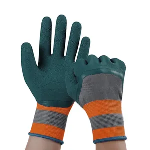 Professionelle Arbeitssicherheit Industriehandschuhe Latexbeschichtete Handschuhe
