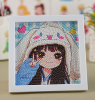 Kits de Broderie Diamant 20x20cm Colorés, Peinture sur Toile DIY à Couverture Complète, Vente en Gros, Livraison Rapide pour Cadeau et Décoration Intérieure