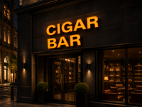 Lettres en relief 3D personnalisées à LED frontales, étanches IP65, pour enseigne de bar extérieure, signalétique murale lumineuse pour magasin