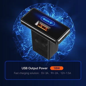 ที่ชาร์จช่องเสียบ USB พอร์ตเดียว12-24V พร้อมระบบชาร์จเร็ว18W สำหรับที่นั่งรถบัสและยานยนต์ - Product Image 5