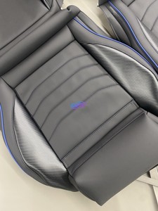 <span class=keywords><strong>Fundas</strong></span> de Asiento de Coche Personalizadas de Cuero Sintético y Gamuza para 5 Plazas para Volkswagen Golf, <span class=keywords><strong>VW</strong></span> Golf, Caddy, Passat B8, Transporter <span class=keywords><strong>T5</strong></span>, Polo T4 - Product Image 6