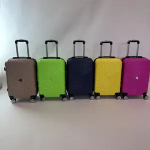 กระเป๋าเดินทางกลางแจ้งแบบมีล้อลากกระเป๋าแฟชั่นแบบพกพาทำจาก ABS ยุโรปและสหรัฐอเมริกา