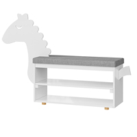 Bureau d'étude pour enfants avec étagère, table et chaise d'activités en bois pour enfants, bureau d'étude pour chambre d'enfant avec rangement pour les enfants de 3 à 8 ans