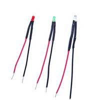 Indicateur de signal électrique - Lampe LED diffuse de 3 mm, 24 V/220 V CA, montage sur panneau, voyant de détection de panne avec résistance et câble