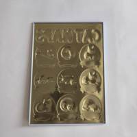 Plaques métalliques A4 en fer blanc, légères, colorées, imprimées, avec motifs en relief, pour bureaux, bâtiments et maisons