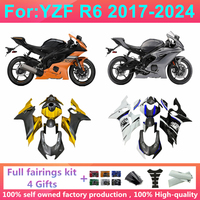 Kit de carénage complet pour moto compatible avec Yamaha YZF-R6 YZF R6 2017 2018 2019 2020 2021 2022 2023 2024 2025