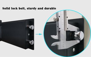 TTLOCK APP Intelligent Hotel Safe All Steel Small Hotel Safe Electronic Password Safe <b>Box</b> TTLOCK Code Hotel Password Safe <b>Box</b> - Product Image 2