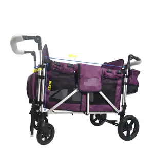 JXB 2-مقعد مقعد تعليق styleFoldable الطفل عربة مع مظلة عربة أطفال-شراء الطفل عربة