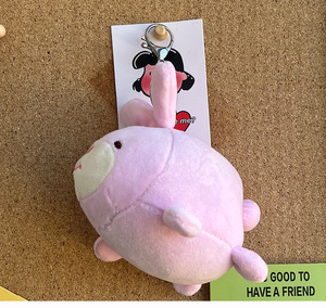 T1118新しいかわいいパンダぬいぐるみ横になるウサギライオンキーホルダーペンダントアクセサリー卸売 - Product Image 2