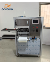Machine d'emballage automatique de savon en film étirable avec scellage Sun Pleat pour savon rond d'hôtel, emballage en film plastique transparent