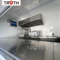 Camion de restauration mobile Truth, adorable camion de cuisine BBQ pour burgers, équipement de cuisine commercial, chariot de restauration japonaise Oden
