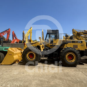 Chargeur sur pneus d'occasion Original japon Komatsu WA470 de haute qualité WA420 WA380 WA360 WA320 WA600 WA700 en stock à vendre - Product Image 1