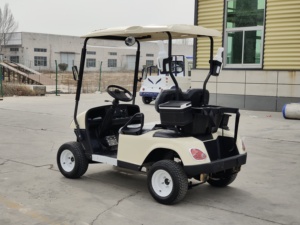 Voiturettes de golf électriques 2 places moins chères prix bon marché voiture buggy à vendre chariot de golf électrique chinois Club quatre fermé - Product Image 3