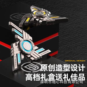 Night <span class=keywords><strong>Glow</strong></span> hợp kim Thần Tài <span class=keywords><strong>Spinner</strong></span>-lâu dài ánh sáng lên căng thẳng cứu trợ đồ chơi cho người lớn, kim loại bền ngón tay <span class=keywords><strong>Spinner</strong></span> Quà Tặng - Product Image 3