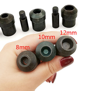 BDRAY Moule à rivets en fer 8mm 10mm 12mm Accessoires pour machine à riveter manuelle Facile à utiliser pour la réparation de chaussures - Product Image 1