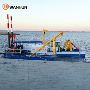 中国高効率カッター吸引浚渫船ギアボックスモーターポンプエンジン付き-ポートシーリバー浚渫用 - Product Image 2