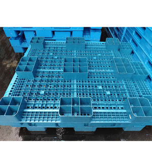 Paleta de Plástico ZY-1414 de 1414 mm, Tipo Red de 9 Patas, de Una Sola Cara, Entrada de 4 Vías, para Envío de Exportación de Telas y Fibras - Product Image 3