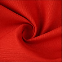 TC polyester et coton la tela de popelina tissé tissu de chemise teint uni