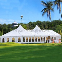 10x30m 10x35m coque dure toit tente fournitures de mariage tente entrepôt exposition décoration gonflable hangar doom extérieur