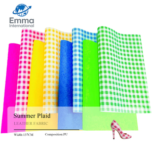 Paquete de 8 Hojas Tamaño A4, Lámina Gruesa de Cristal con Estampado a Cuadros, para Manualidades, Accesorios para el Cabello de Niños, PU Resistente a la Abrasión - Product Image 1
