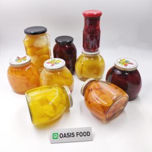 Alta calidad 280g/530G sabroso cóctel fresco enlatado jarabe de frutas tropicales mixtas hecho con agua de China con piña cereza melocotón - Product Image 2