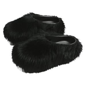 New Winter Trend Thick Designer Women Faux Fur Slippers <b>Soft</b> Fluffy Fur Slippers Furry Snow Luxury Brand <b>Shoes</b> for Women - Product Image 3