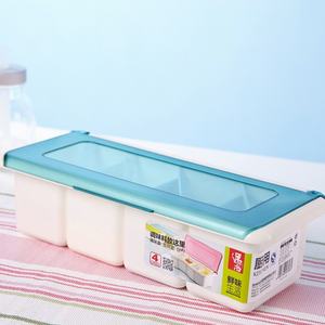 Ensemble de pots à épices pour cuisine domestique, quatre compartiments pour sel et poivre, boîte à assaisonnement anti-humidité avec cuillère - Product Image 4