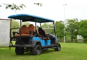 Voiturette de golf 4 places de nouvelle marque voiturette de plage buggy livraison rapide voiturette de golf électrique personnalisée levée C727.2 + 2G