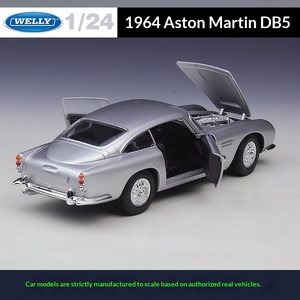 WELLY 1:24 <span class=keywords><strong>1964</strong></span> <span class=keywords><strong>Aston</strong></span> <span class=keywords><strong>Martin</strong></span> DB5, Coche de Juguete de Metal Fundido a Presión, Modelo de Aleación Metálica para Coleccionistas, Regalo, Venta al Por Mayor - Product Image 2