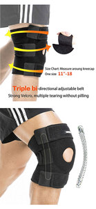 Đai Bảo Vệ Đầu Gối Bằng Cao Su Tổng Hợp, Nẹp Đầu Gối Bằng Silicone Co Giãn Có Thể Điều Chỉnh Được - Product Image 4