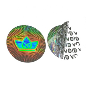 Etiqueta de holograma láser 3D de diseño personalizado, etiqueta de seguridad con sello vacío para embalaje - Product Image 1