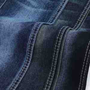 批发蓝灰色环保弹力边牛仔面料70% 棉-28% 聚酯-2% 氨纶混纺室内装潢行业 - Product Image 6