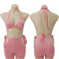ELITES Vente en gros Ensemble de 3 pièces Vêtements de danse exotiques Tenue de strip-teaseuse