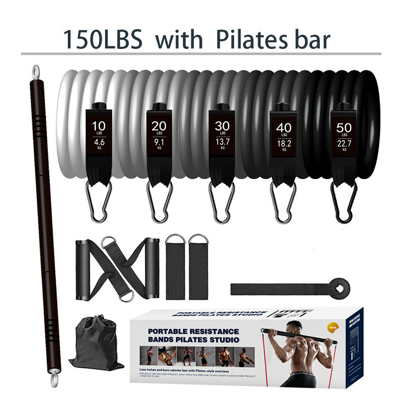 Latex 150LBS avec barre de Pilates