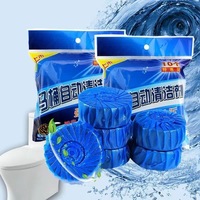 Pembersih Kloset Berkualitas Tinggi, Blok Pengharum Toilet Otomatis, Tablet Kloset, Blok Biru