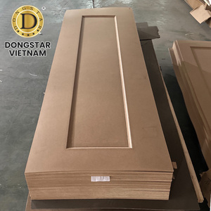 แผ่นปิดประตู HDF เคลือบเมลามีนสีขาวจากโรงงาน ขนาด 822x2150 มม. ความแข็งแรงสูง - Product Image 5