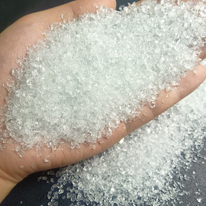 Vente en gros de sable de verre fin transparent, éclats de verre brisé pour média filtrant de <span class=keywords><strong>piscine</strong></span> et aquarium - Product Image 1